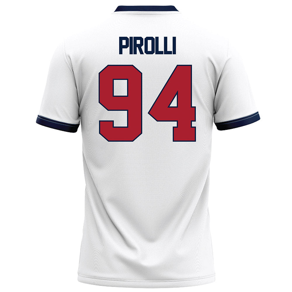 Liberty - NCAA Football : Nathan Pirolli - White Football Jersey
