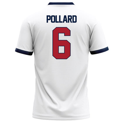 Liberty - NCAA Football : Micah Pollard - White Football Jersey-1