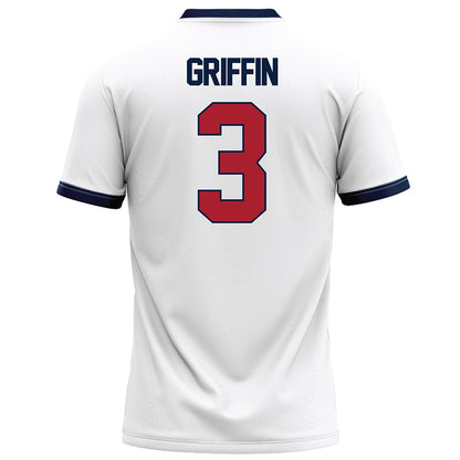 Liberty - NCAA Football : Eldric Griffin - White Football Jersey-1