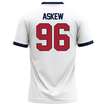 Liberty - NCAA Football : Gavin Askew - White Football Jersey-1
