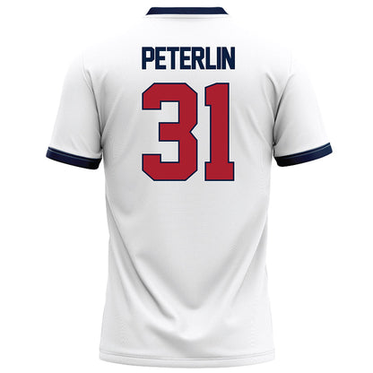 Liberty - NCAA Football : Cole Peterlin - White Football Jersey