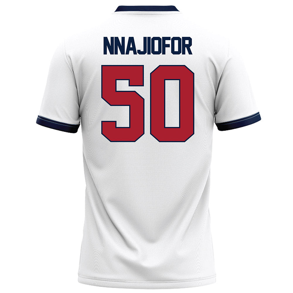 Liberty - NCAA Football : Esom Nnajiofor - White Football Jersey