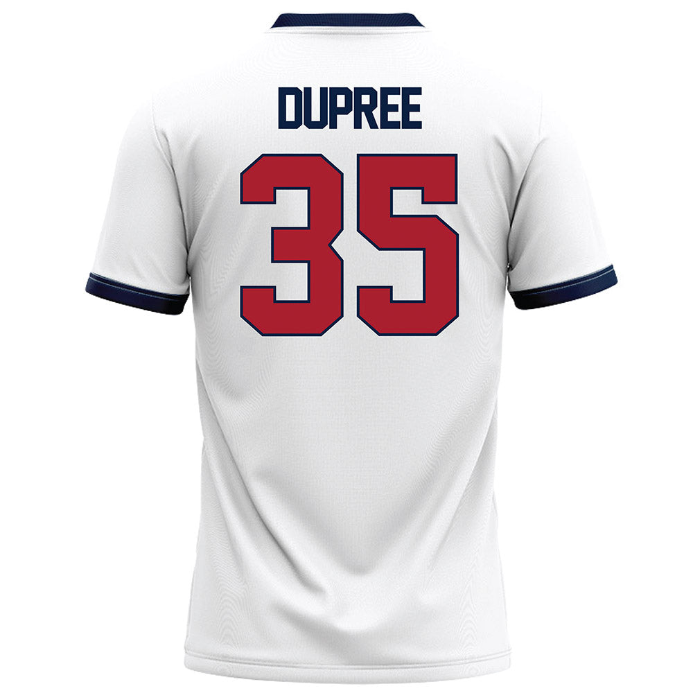 Liberty - NCAA Football : Tyren Dupree - White Football Jersey