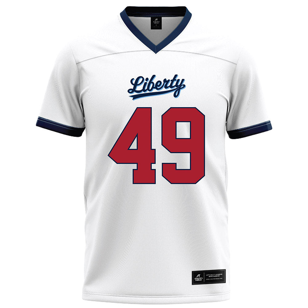 Liberty - NCAA Football : Samuel Crossan - White Football Jersey