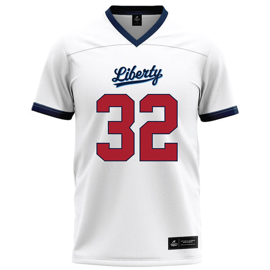 Liberty - NCAA Football : Davion Dean - White Football Jersey-0
