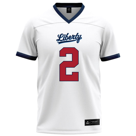 Liberty - NCAA Football : Eldric Griffin - White Football Jersey