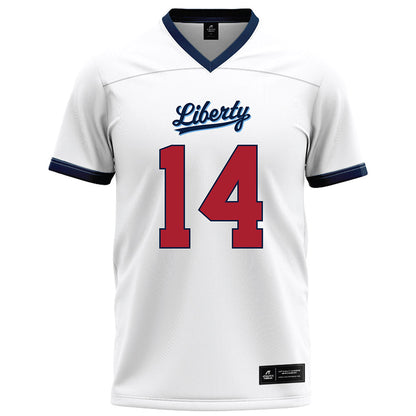 Liberty - NCAA Football : Eli Auguste - White Football Jersey