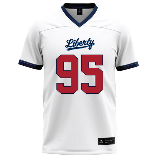 Liberty - NCAA Football : Teagen Lenderink - White Football Jersey