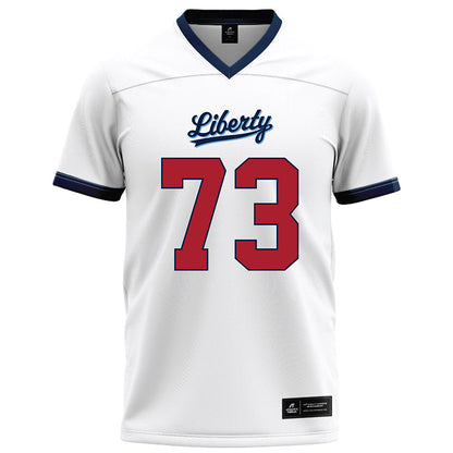 Liberty - NCAA Football : Curtis Doirilus - White Football Jersey-0