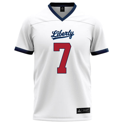 Liberty - NCAA Football : Michael Merdinger - White Football Jersey-0