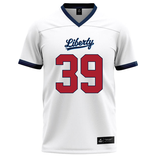 Liberty - NCAA Football : Dylan Mullins - White Football Jersey