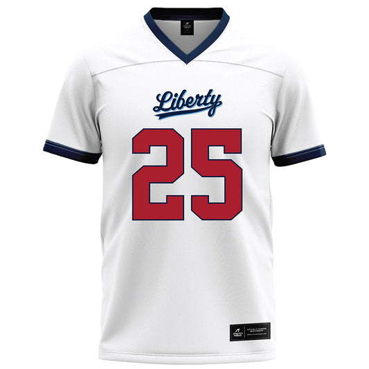 Liberty - NCAA Football : Malachi Fannin-Render - White Football Jersey-0
