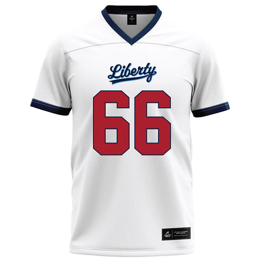 Liberty - NCAA Football : Erwil Anthony Jr - White Football Jersey-0