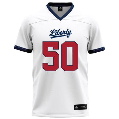 Liberty - NCAA Football : Esom Nnajiofor - White Football Jersey