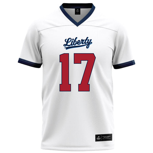 Liberty - NCAA Football : Bo Burklow Jr. - White Football Jersey-0