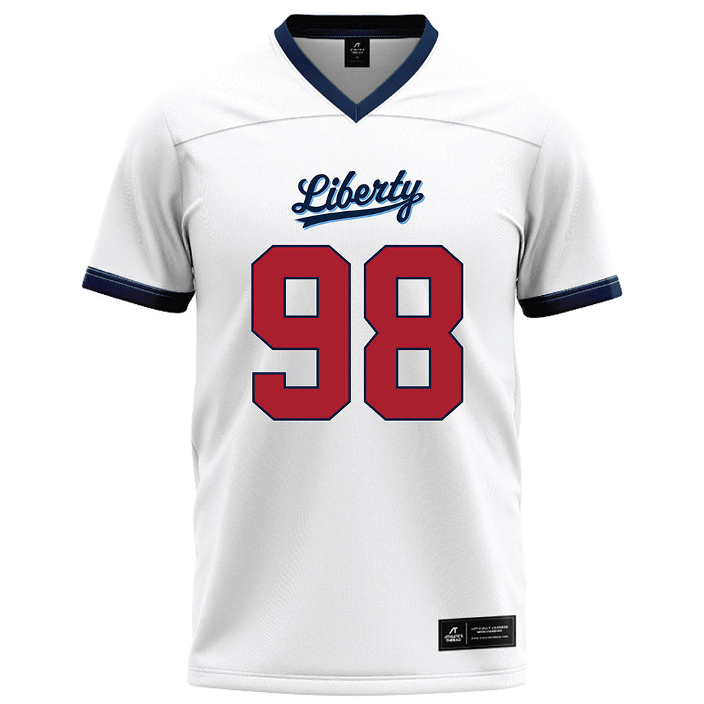 Liberty - NCAA Football : Tyler Black - White Football Jersey-0