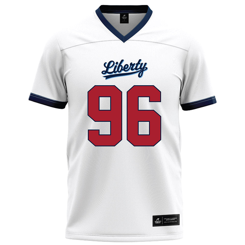 Liberty - NCAA Football : Gavin Askew - White Football Jersey-0
