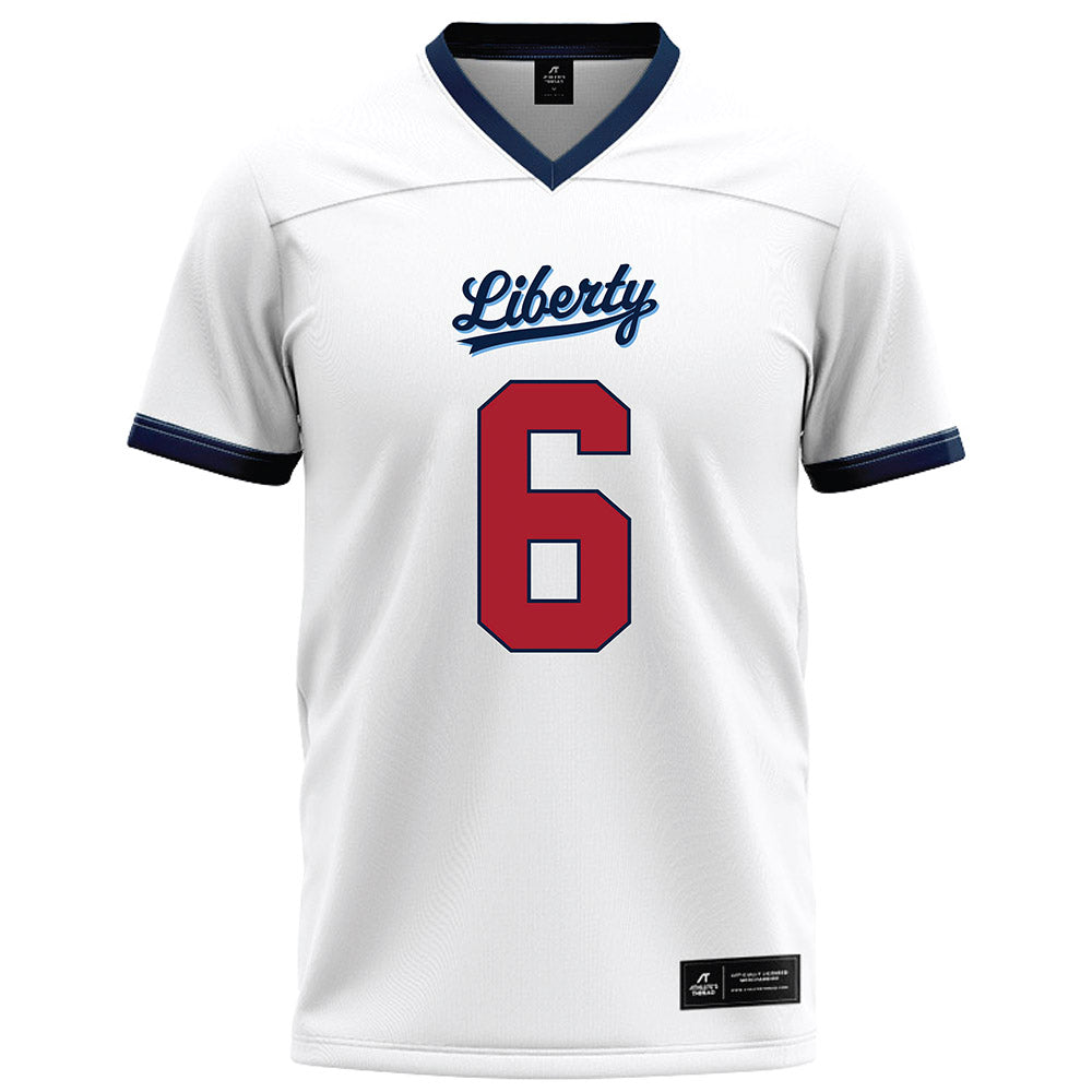 Liberty - NCAA Football : Micah Pollard - White Football Jersey-0