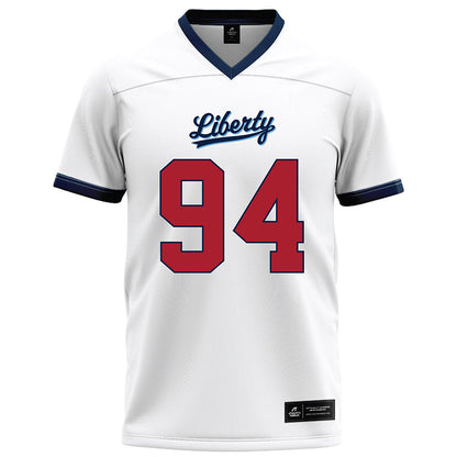 Liberty - NCAA Football : Nathan Pirolli - White Football Jersey