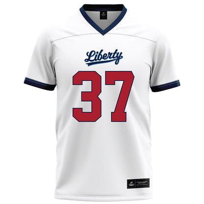 Liberty - NCAA Football : Tromontez Booker - White Football Jersey