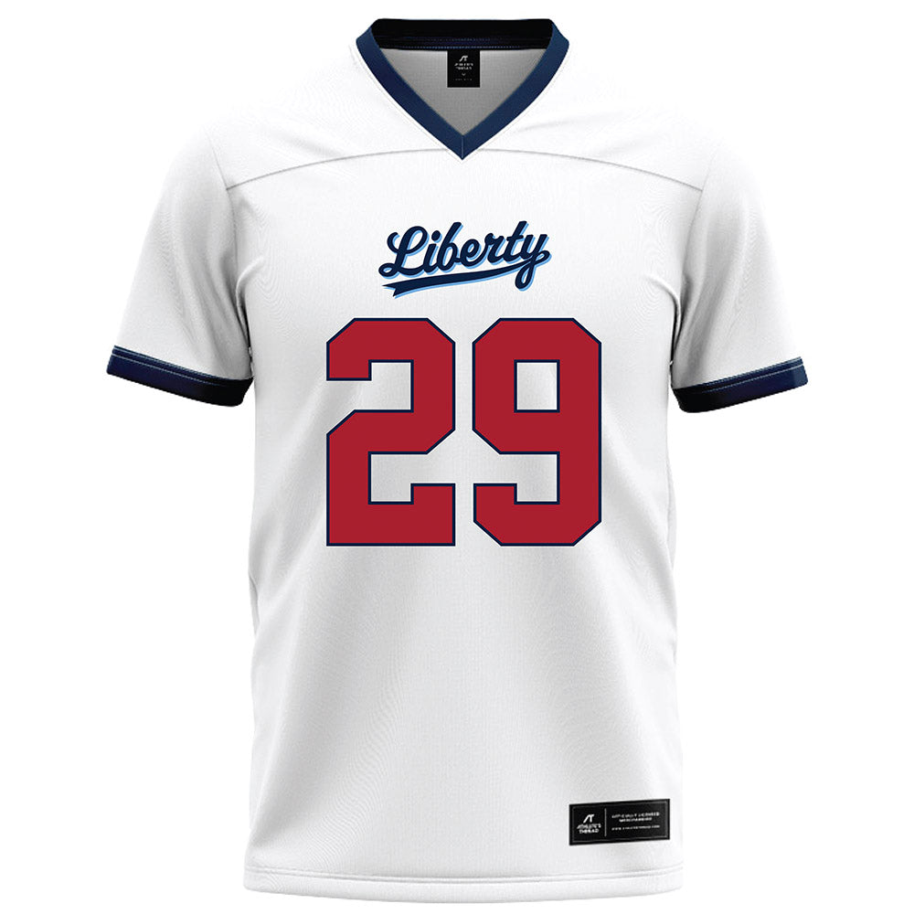 Liberty - NCAA Football : Akhori Jones - White Football Jersey-0