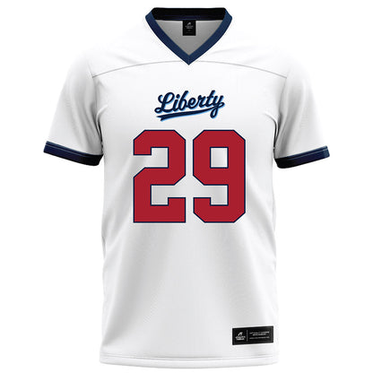 Liberty - NCAA Football : Akhori Jones - White Football Jersey-0