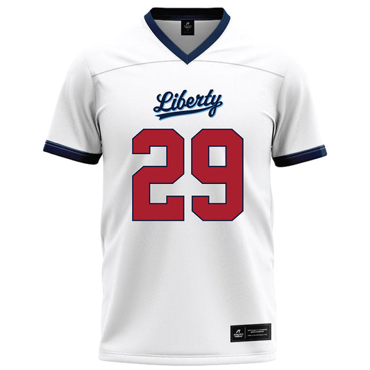 Liberty - NCAA Football : Akhori Jones - White Football Jersey-0