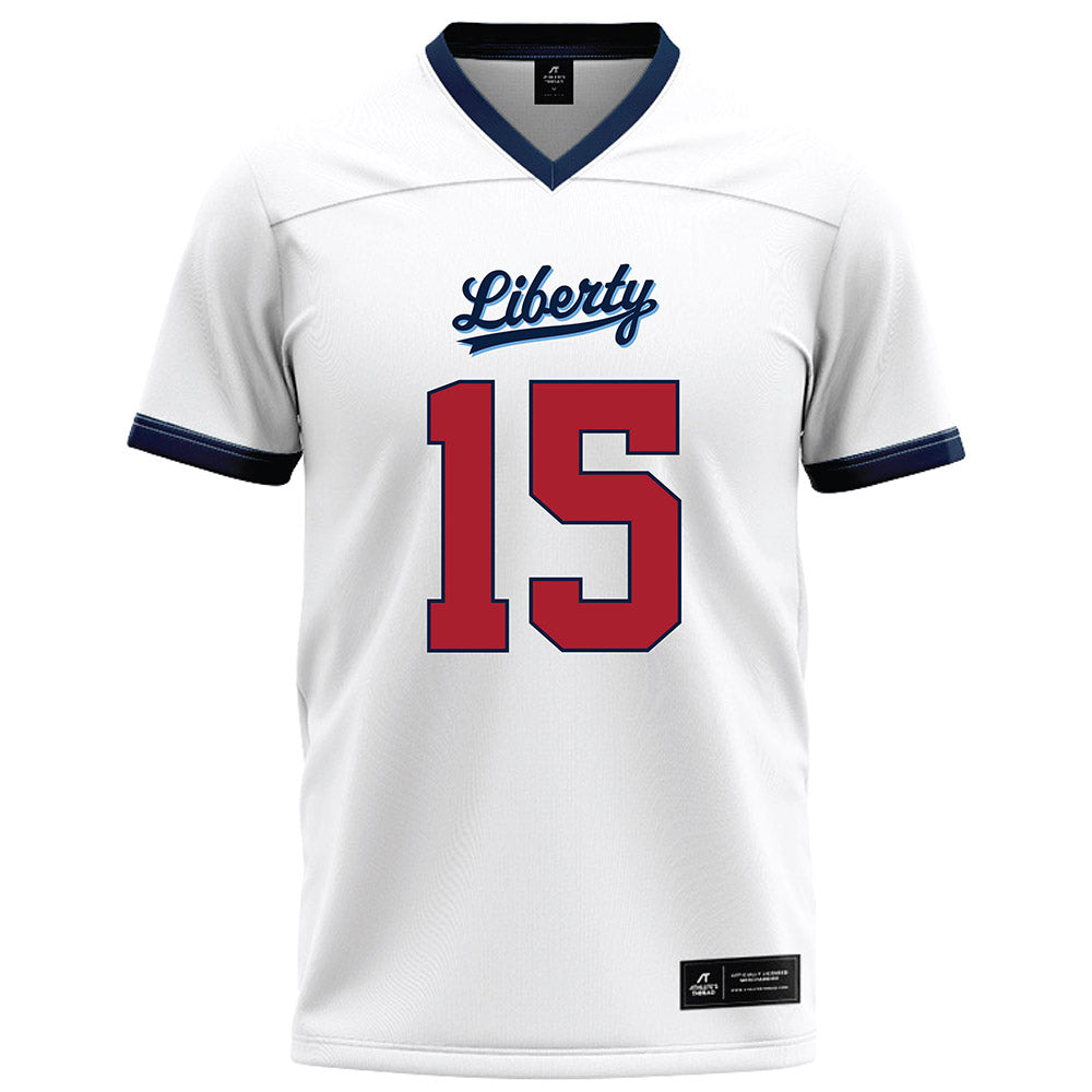 Liberty - NCAA Football : Brylan Green - White Football Jersey