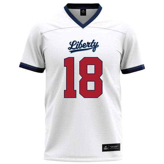 Liberty - NCAA Football : Ryan Burger - White Football Jersey