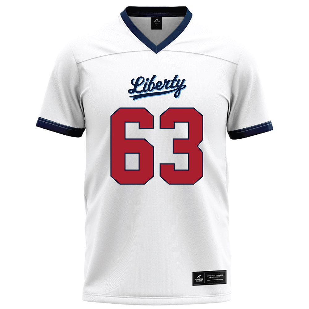 Liberty - NCAA Football : DaJyQuwan Jackson-Payne - White Football Jersey-0