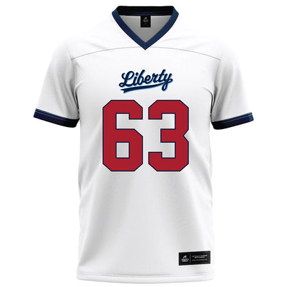 Liberty - NCAA Football : DaJyQuwan Jackson-Payne - White Football Jersey-0