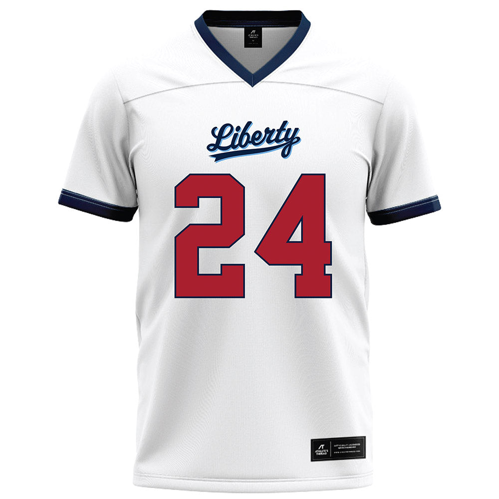 Liberty - NCAA Football : Vaughn Blue - White Football Jersey