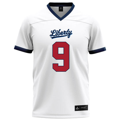 Liberty - NCAA Football : Deuce Spurlock II - White Football Jersey-0