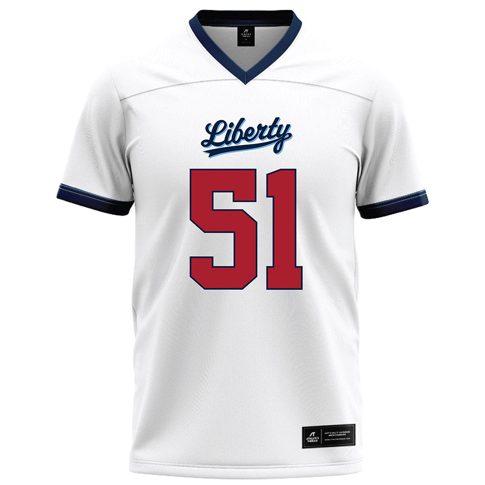 Liberty - NCAA Football : DJ Geth Jr - White Football Jersey-0