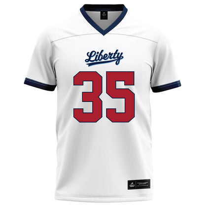 Liberty - NCAA Football : Tyren Dupree - White Football Jersey