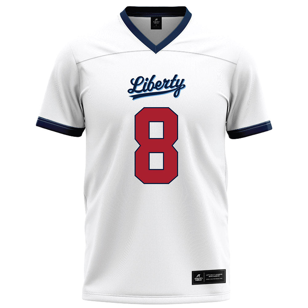 Liberty - NCAA Football : Woodrow Lowe - White Football Jersey