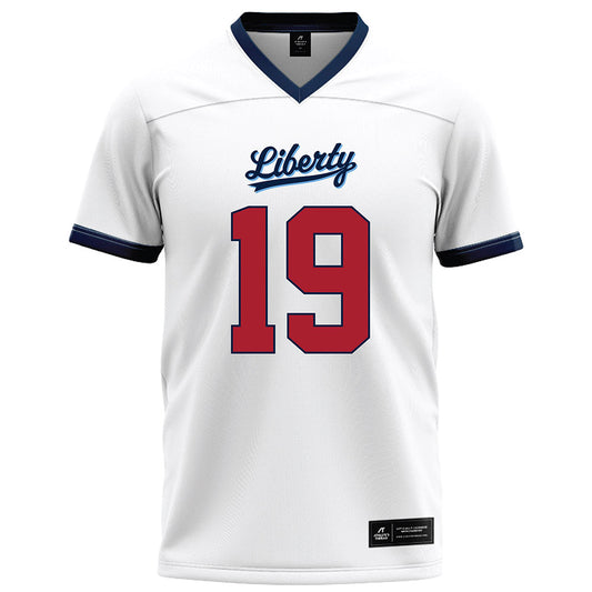 Liberty - NCAA Football : Eli Sisson - White Football Jersey