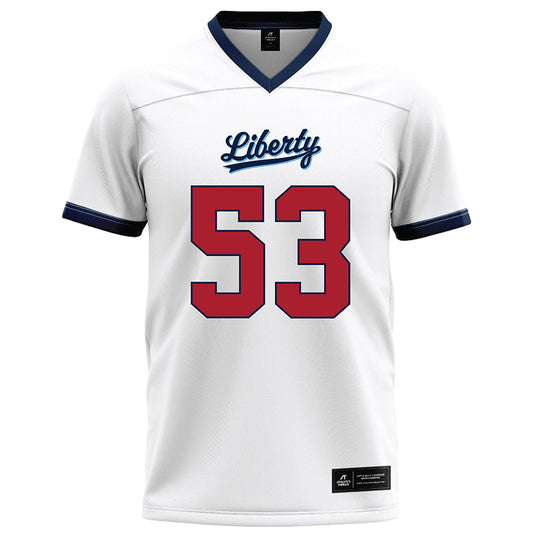 Liberty - NCAA Football : Nikodemus Tounger - White Football Jersey-0