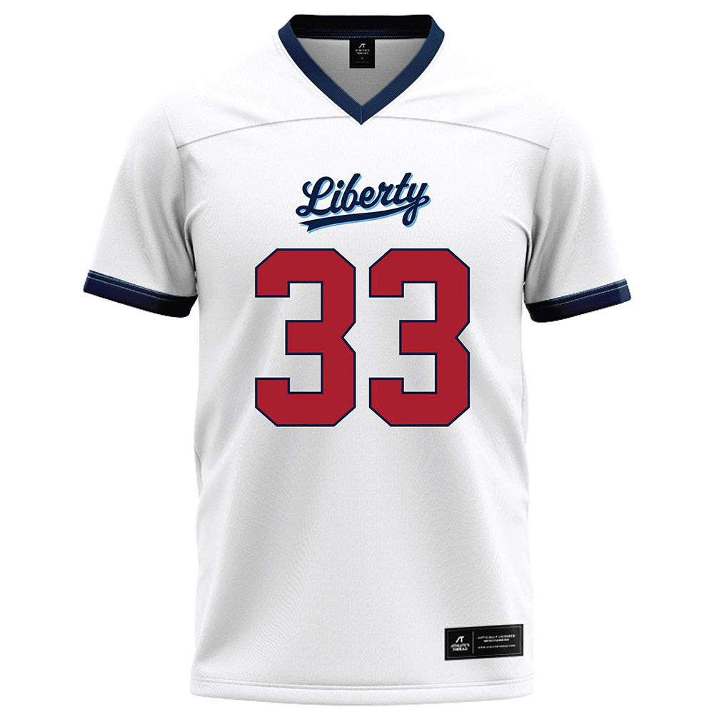 Liberty - NCAA Football : Kyle Hanks - White Football Jersey