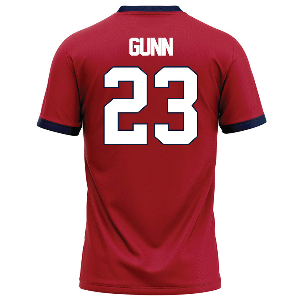 Liberty - NCAA Football : Myke Gunn - Red Football Jersey-1