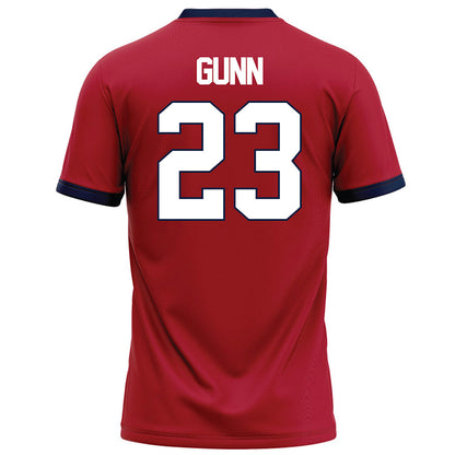 Liberty - NCAA Football : Myke Gunn - Red Football Jersey-1