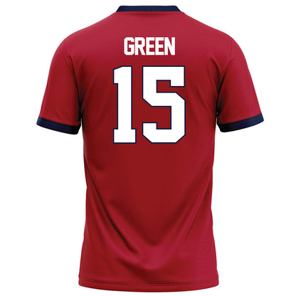 Liberty - NCAA Football : Brylan Green - Red Football Jersey