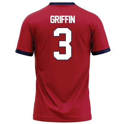 Liberty - NCAA Football : Eldric Griffin - Red Football Jersey-1