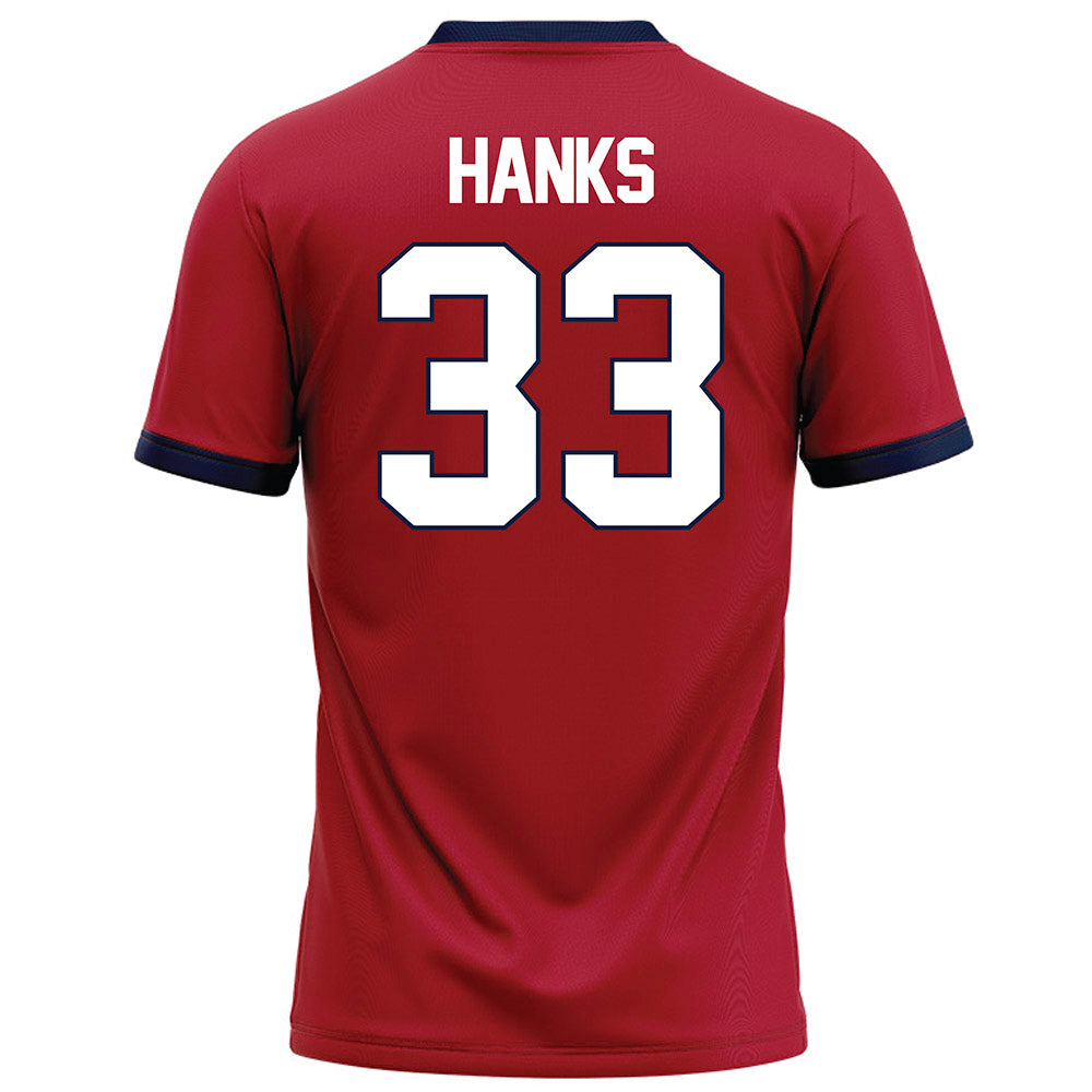 Liberty - NCAA Football : Kyle Hanks - Red Football Jersey