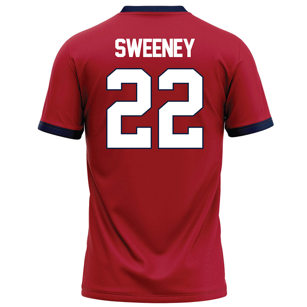 Liberty - NCAA Football : Jayden Sweeney - Red Football Jersey