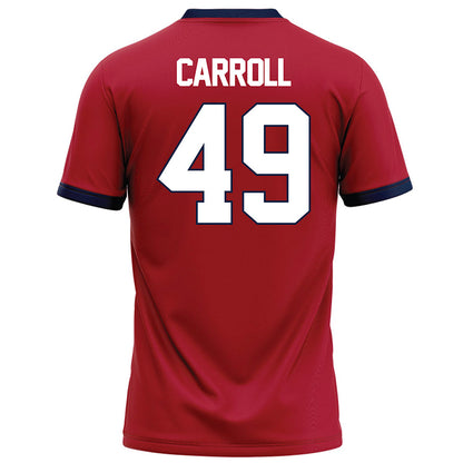 Liberty - NCAA Football : Grey Carroll - Red Football Jersey