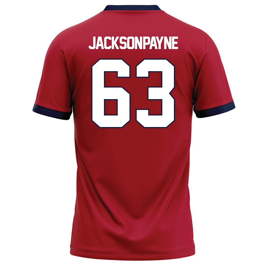 Liberty - NCAA Football : DaJyQuwan Jackson-Payne - Red Football Jersey-1