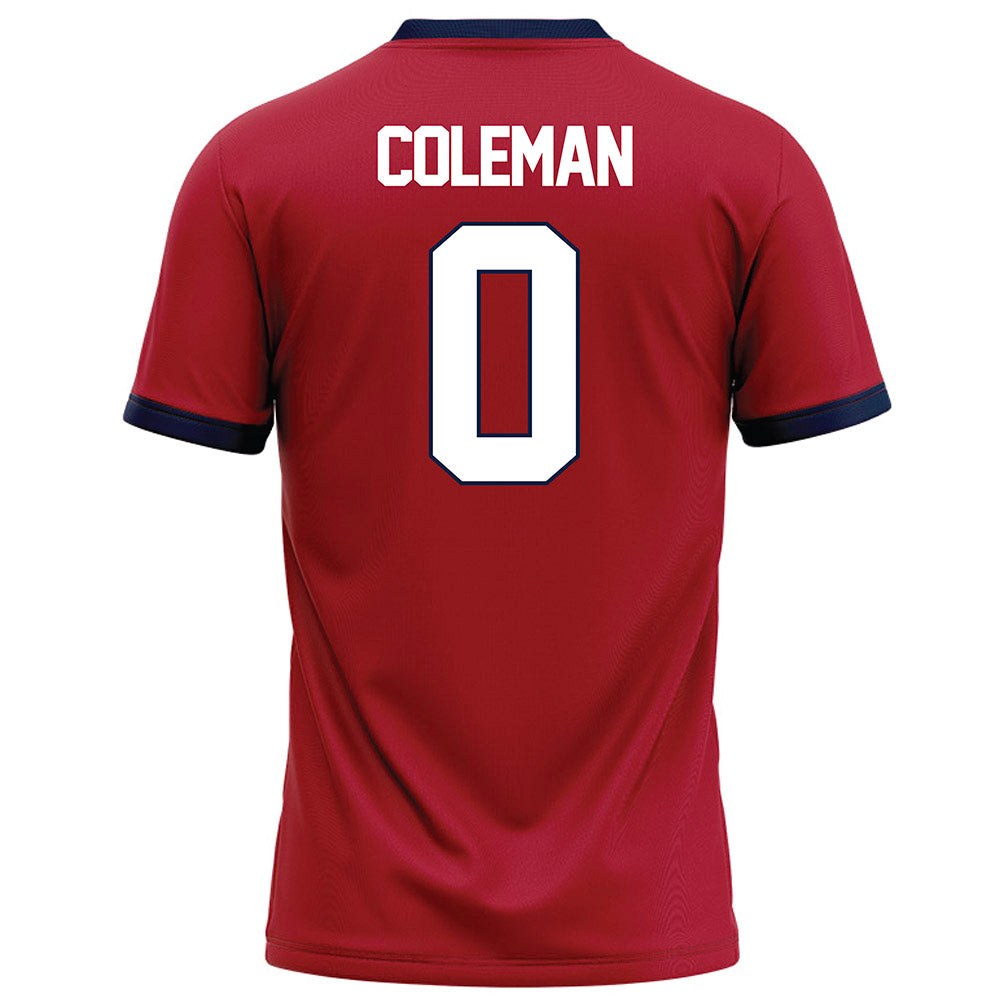 Liberty - NCAA Football : Jaylon Coleman - Red Football Jersey-1