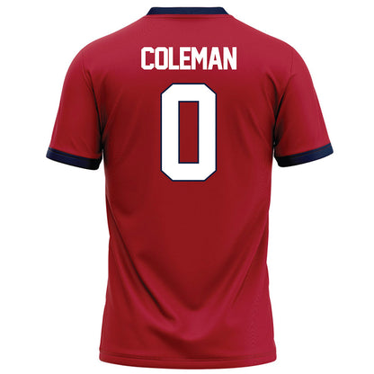 Liberty - NCAA Football : Jaylon Coleman - Red Football Jersey-1