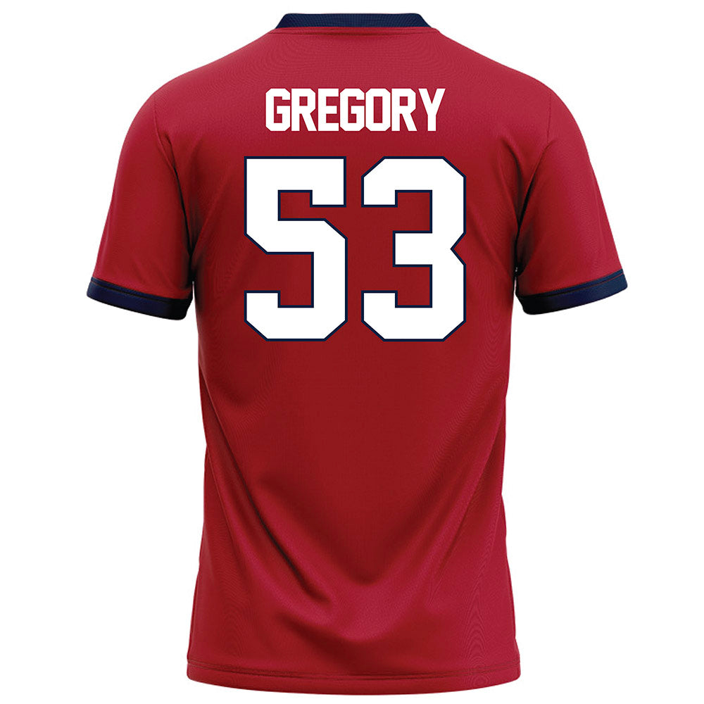 Liberty - NCAA Football : Kristyane Gregory - Red Football Jersey